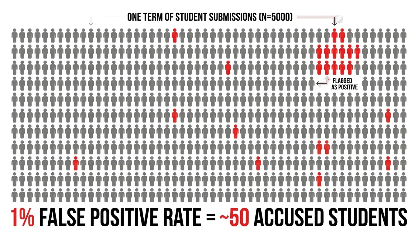 False positives across student submissions