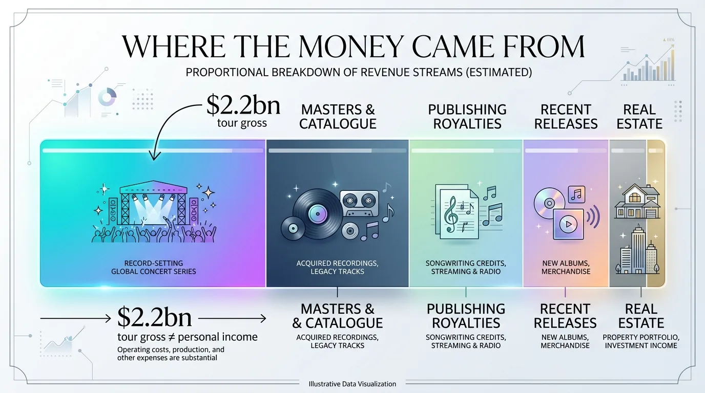 Revenue streams proportional breakdown