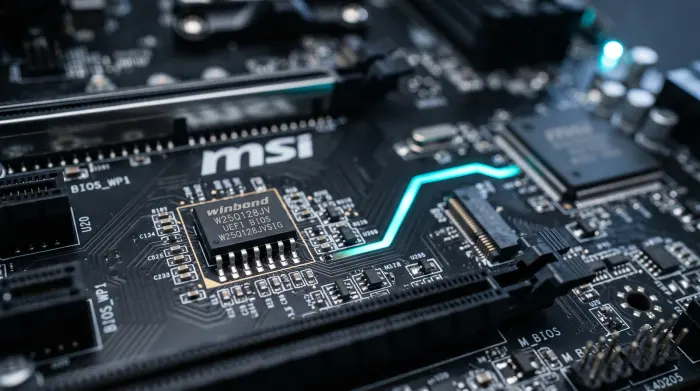 Motherboard UEFI firmware chip