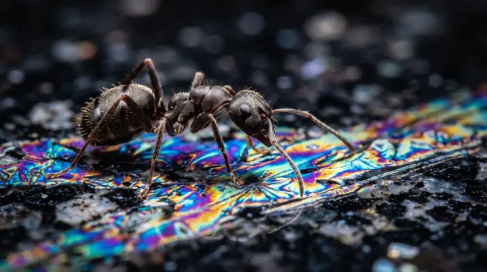 ants in clean kitchen
